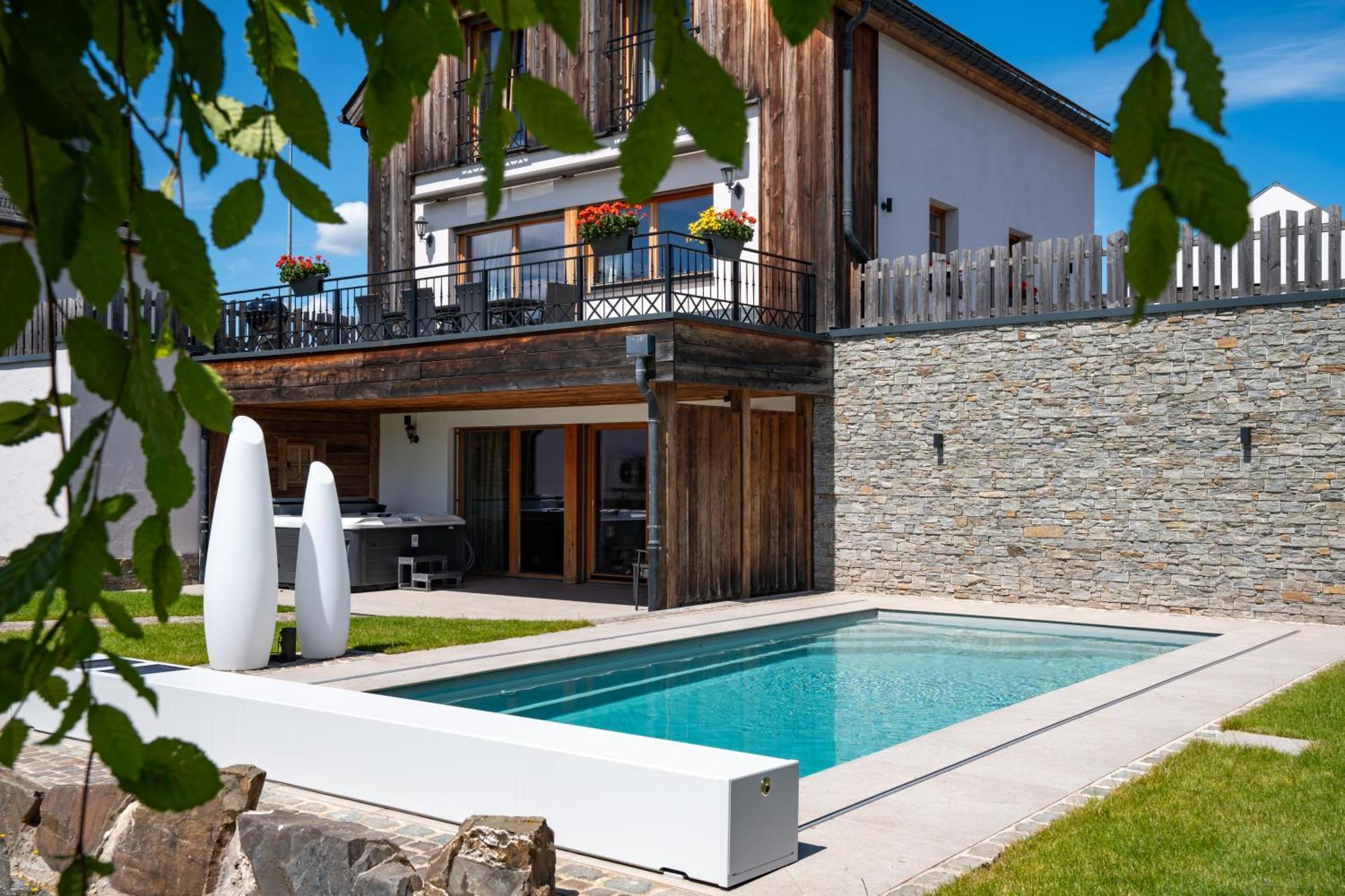 Chalets Petry Spa & Relax Bettel Kültér fotó